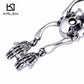 Punk Rock Gothic Stainless Steel Skull Body Bracelet