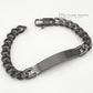 Stainless Steel ID Bracelet For Men Jewelry masculina pulseira