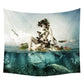 Yoga Buddha Wall Tapestry Sugar Skulls Tapestry Galaxy Customized Pillow