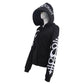 Hoodies Women Gothic Punk Style Moon Letters Printed Long Sleeve Pullover Ladies Coat Witches Hat Sweatshirts Plus size