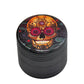 Sugar Skull Series Aluminum Herb Grinder 50MM 4 Piece Metal Tobacco Grinder  Grinders Crusher Smoke  Accessories