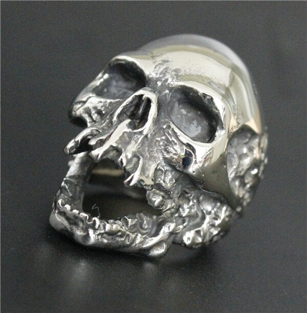 2017 Heavy Death Skull Ghost Ring 316L Stainless Steel