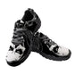 Skull Sneakers Black 3D Butterfly Pattern Casual Women Sneakers Flats Ladies Shoes