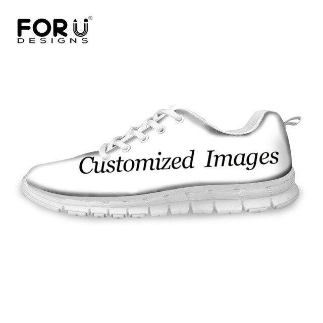 Trendy Sugar Skulls Art Brand Women Shoes Flats Sneakers Casual Comfortable