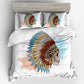 Halloween Fashion Sugar Skull Bedding Set Floral Bed Duvet Cover