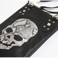 Hot 2019 New Punk Black Skull Face Designer PU leather Handbags