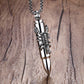 Punk Eagle/ Scorpion On Bullet Pendant For Men Necklace Stainless Steel