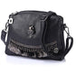 2019 designer women tassel skull chain bag PU