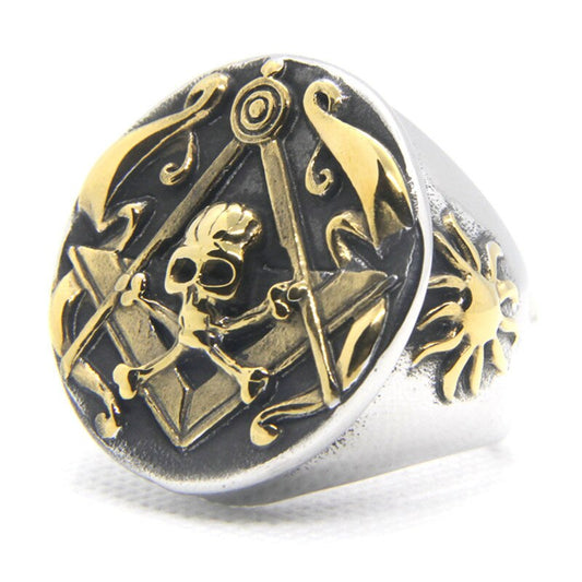 Huge Heavy Cool Skull Ring 316L Stainless Steel Fashion Jewelry