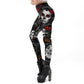New Leggins Halloween Sugar Skull Leggings For Women Girl