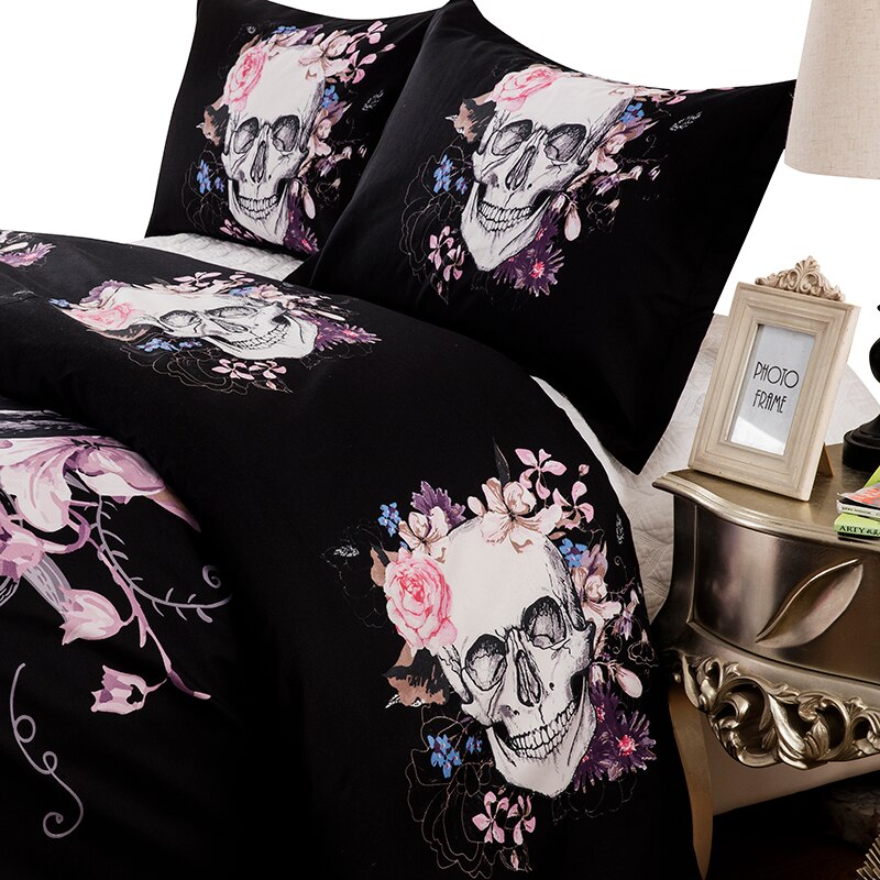 Sugar skull 3D Printed bedding set Luxury Duvet Cover  Pillowcase