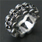 Stainless Steel Mens Women Fashion Fashion Biker Skull Ring