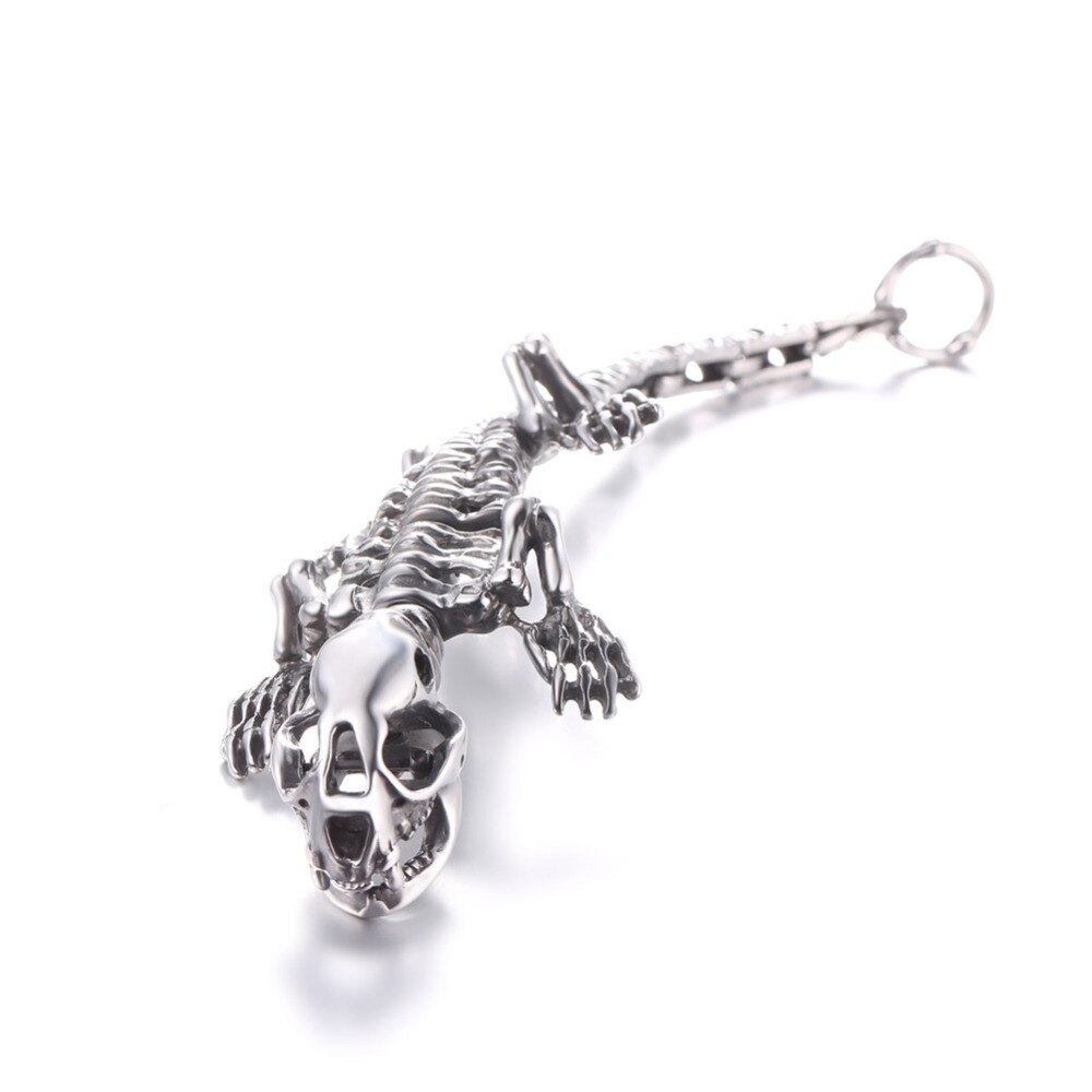 Dinosaur Skeleton Bracelet Black Gold Color 3D T Rex Tyrannosaurus