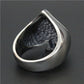 Real Cool Spade Ghost Skull Ring 316L