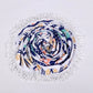 Sugar Skull Colorful Round Beach Towel Floral