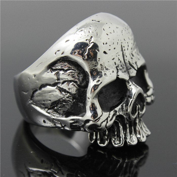 Stainless Steel Men Boys New Skull Ring