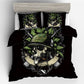 Halloween Fashion Sugar Skull Bedding Set Floral Bed Duvet Cover