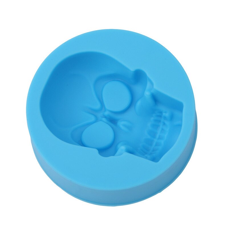 3D Mini Skull Head Silicone Cake Molds Ice Cube Tray Party Fondant Cake