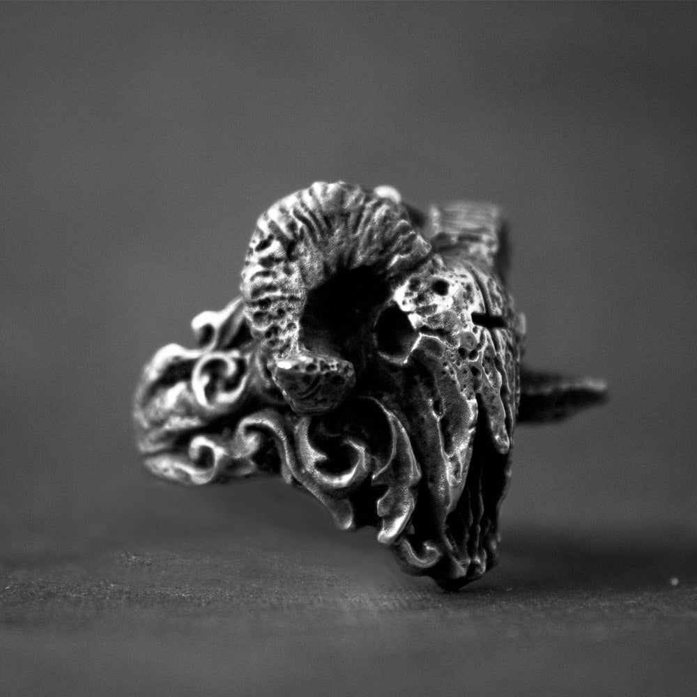 Skull Ring Men 316L Stainless Steel