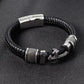 Classical Multi-layer Handmade Leather Chain Weaved Man Bracelets