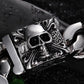 High Quality Men's   Stainless Steel Cuban Curb Link Chain Skull