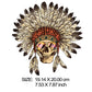 Fashion Punk Skull Patches Print On T-shirt A-level Washable Iron On Transfer Colorful Sugar Skull