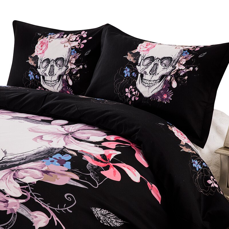 Sugar skull 3D Printed bedding set Luxury Duvet Cover  Pillowcase