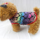 Pet Dog Vest Clothes Cartoon Skull Vest Clothes For Dogs Cat T-shirt