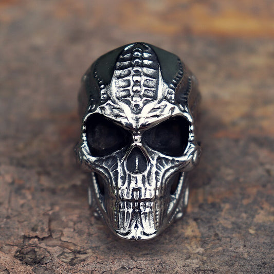 Men's Steampunk Mechanical Skull Stainless Steel