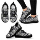 Trendy Sugar Skulls Art Brand Women Shoes Flats Sneakers Casual Comfortable