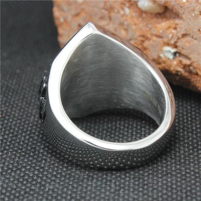 Skull Ring Mens Motorcycle Biker Band Party Ring