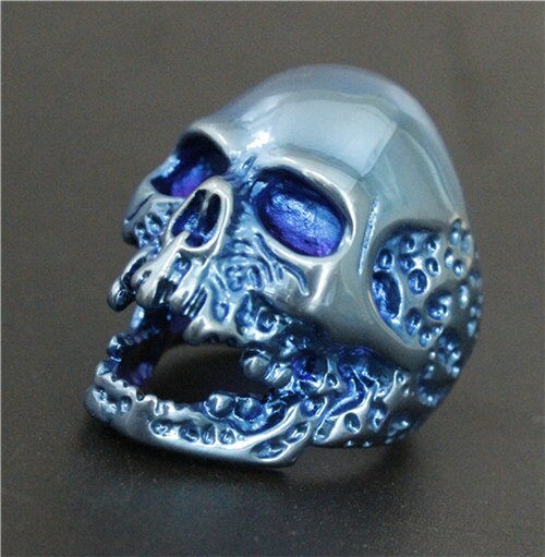 2017 Heavy Death Skull Ghost Ring 316L Stainless Steel