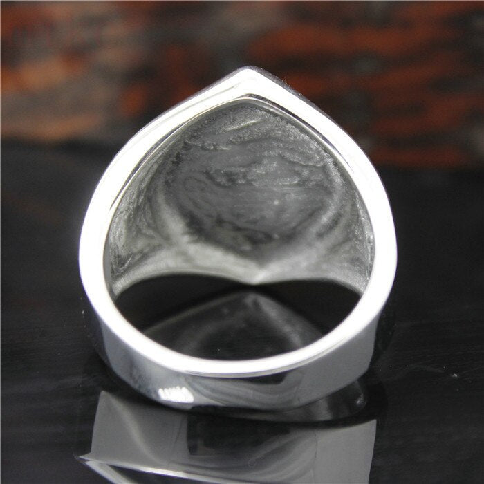 Stainless Steel Band Party Cool Skull Ring