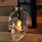Skull bar wall lamp modern outdoor retro wind glass lampshare