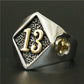 Stainless Steel Men Boys Fashion Cool Man Biker Skull Ring