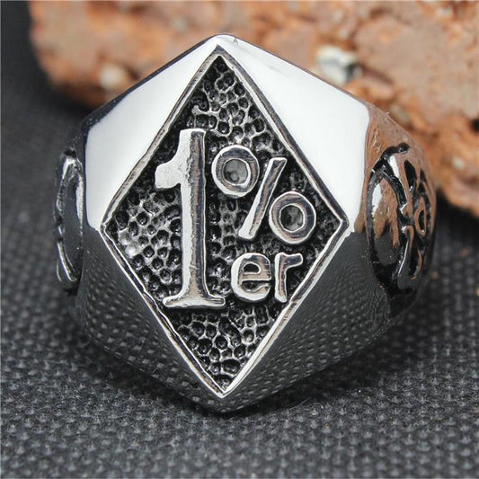 Skull Ring Mens Motorcycle Biker Band Party Ring