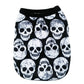 Pet Dog Vest Clothes Cartoon Skull Vest Clothes For Dogs Cat T-shirt