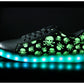 7 Colors Unisex LED Luminous Light Shoes Printed Skull head Lovers Women Fashion USB Light Led Shoes for Adult Eur 36-44