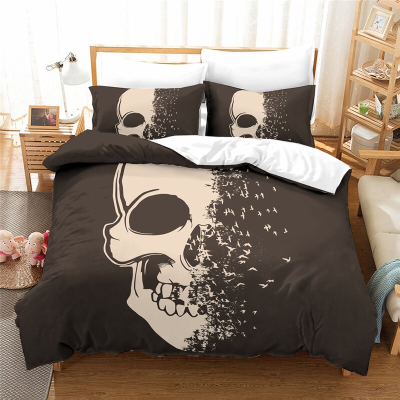 New sugar skull Bedding set Twin Queen King Duvet