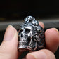 Cool Santa Muerte Death Skull Ring Unique Mens Stainless Steel