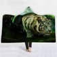 Tiger design Blankets hats keep warm sofa blankets comfortable soft twin