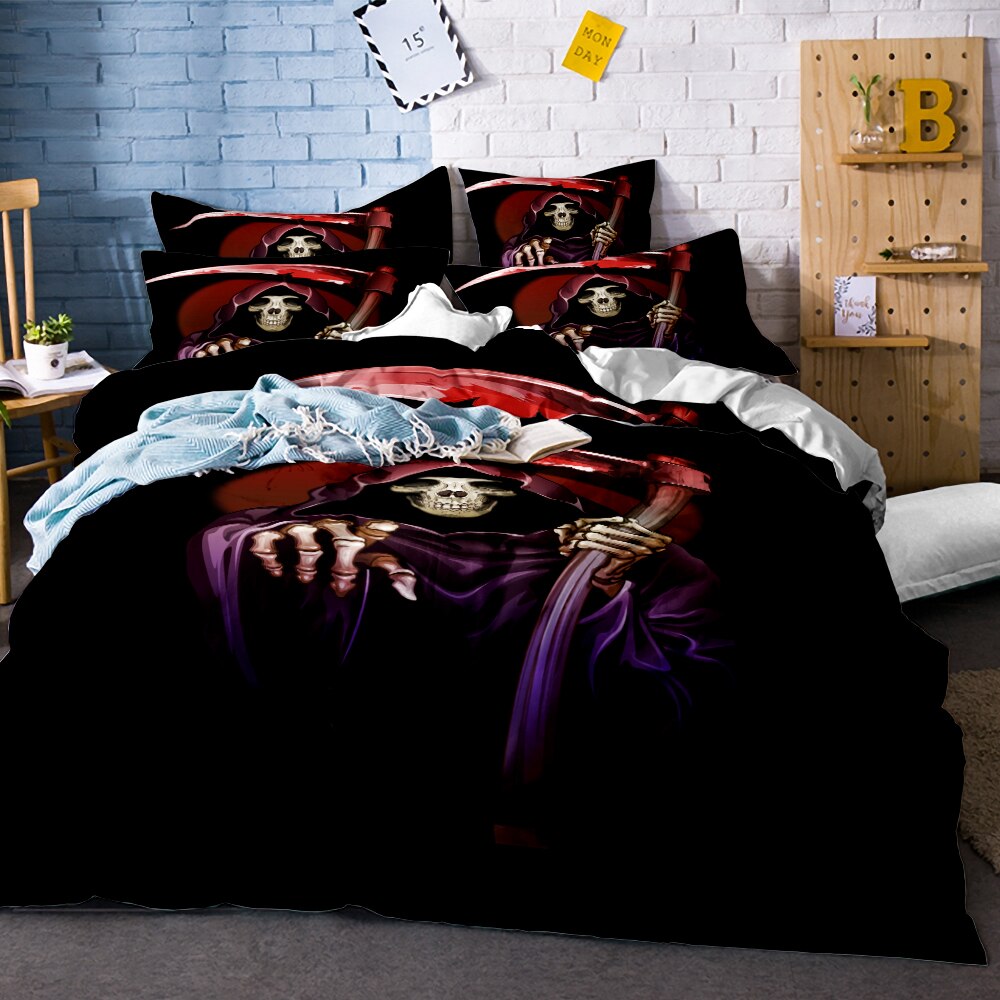 3D Bedding Set Skull Bedding Set Marylin Monroe Duvet Cover