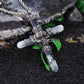 Fashion Vintage Jewelry  Stainless Steel Gothic Biker Large Skull Cross