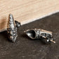 New 2020 Gothic Skull Ghost Vintage Earring Real Antique 925 Sterling