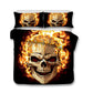 3D Skull Bedding Set Bed Sugar skull Duvet cover with Pillowcase