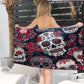 Sugar Skull Bath Towels Microfiber Printed Beach Towel