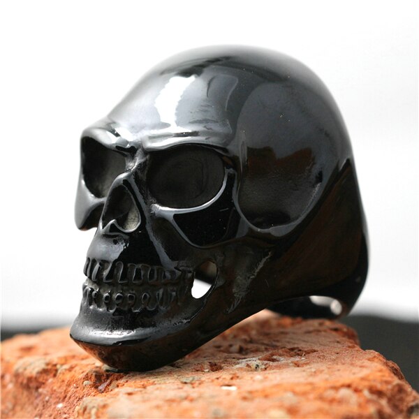 Stainless Steel Cool Big Skull Newest Design Ring