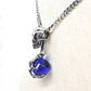 Vintage Cross Skull with Claw Evil Red Eye Necklace Pendant For Men 316 Stainless Steel Unique