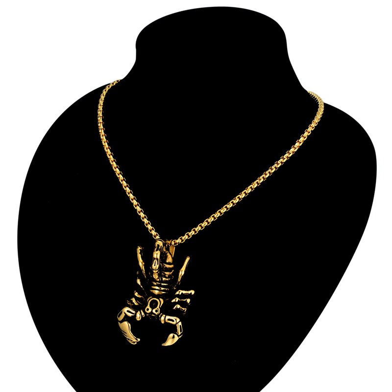 Zodiac Scorpion Neck Necklace Pendant