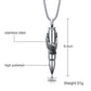 Punk Eagle/ Scorpion On Bullet Pendant For Men Necklace Stainless Steel